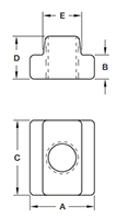 T-Slot Nuts - 2