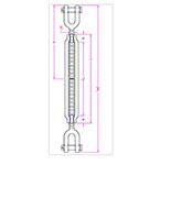 Turnbuckle Assemblies - Jaw & Jaw