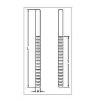 Turnbuckle Fittings - Stubs, Galvanized