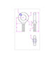 Zinc Plated Fine Thread Eyebolts - Shoulder Pattern